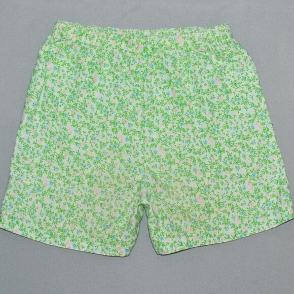 Vintage Handmade Girls Dress Size 5-6 Floral Print Retro Mod Mini Dress & Shorts - Picture 6 of 10